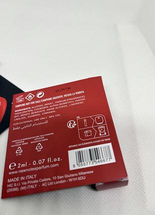 Оригинал пробник latte di cherry new notes 3