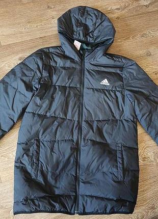 Оригинальный пуховик adidas размера m демисезонная куртка