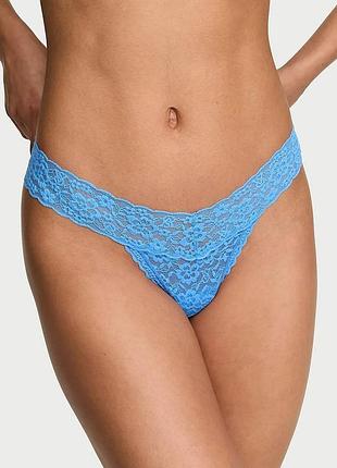 Кружевные трусики тонг victoria's secret