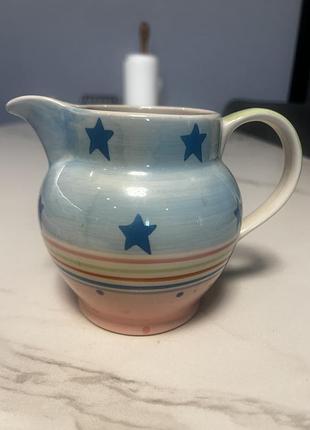 Вінтажний глечик whittard of chelsea (candy ceramics, 2004)