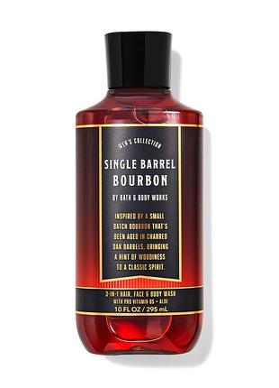 Чоловічий гель для душу 3 в1 bath & body works single barrel bourbon 295 мл