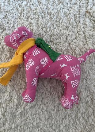 М'яка іграшка для дівчинки pink собака рожева
