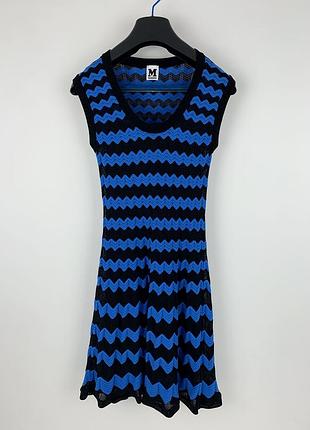Вʼязана сукня без рукавів зигзагоподібним принтом missoni розмір 42