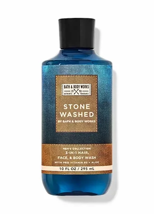 Чоловічий гель для душу 3 в1 bath&body works stone washed 295 мл