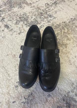 Туфлі, мокасини clarks 6 1/2.