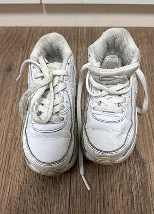 Кросівки дитячі nike білі, устілка 16 см