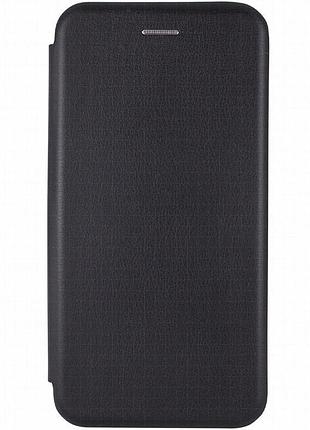 Кожаный чехол-книжка classy для xiaomi redmi note 14 pro 5g / 14 pro+ 5g черный
