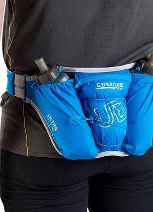 Спортивна сумка пояс для бігу трейл ультра ранінгу ultimate direction ultra belt 5.0 running waist pack/bum bag ud blue salomon terrex acg