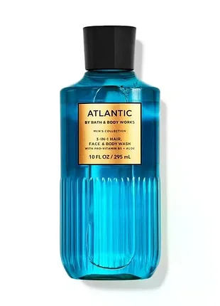 Чоловічий гель для душу 3 в1 bath & body works atlantic 295 мл