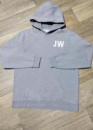 Мужское серое худи jack wills , размер m-l .