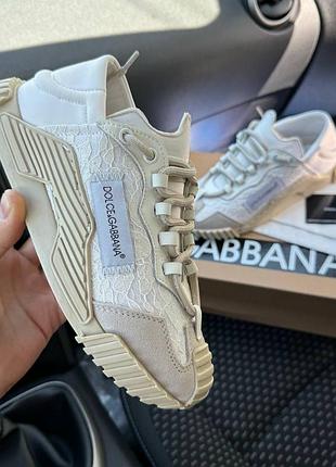 Кросівки люкс d@///lce&::g@///bana ns1 white beige