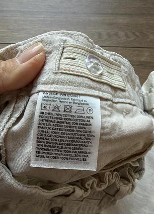 Штани лляні h&m / брюки 8