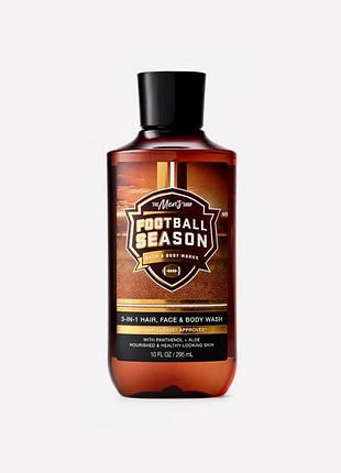 Чоловічий гель для душу 3 в1 bath & body works football season 295 мл