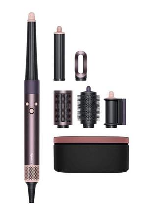 Мультистайлер, стайлер dyson airwrap i.d. hs08 в кейсе, straight&wavy jasper/plum