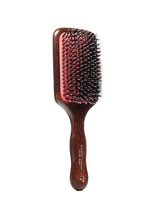 Массажная щетка naha korea wc706 с натуральной щетиной кабана