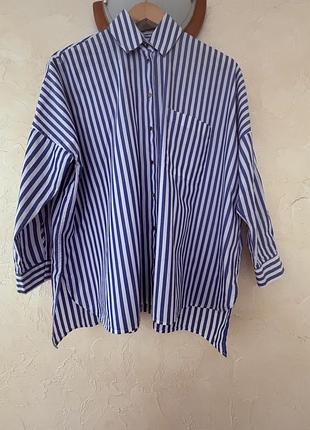 Сорочка в смужку massimo dutti studio  (р.s)