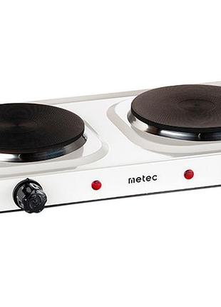Плита электрическая metec 2 x 2000вт чугун (700071)