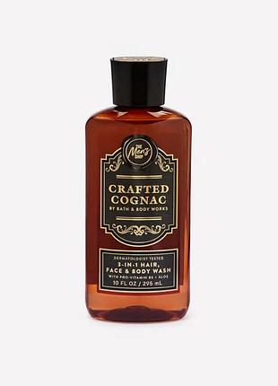 Чоловічий гель для душу 3 в1 bath & body works crafted cognac 295 мл