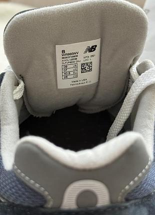 Кросівки new balance 993 сині 4