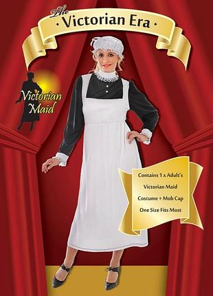 Карнавальный костюм горнички викторианской эпохи (victorian maid) + чепец