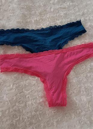 Трусики базовые стринги гладкие бикини ажурные танга xs s 6 8 34 36 42 44