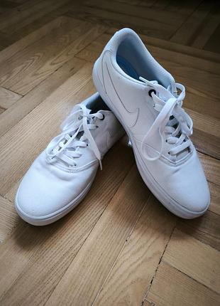 Кеди чоловічі nike білі котонові, розмір 43