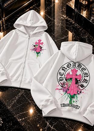 Мужской зип-худи chrome hearts s