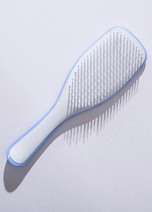 Щітка для волосся hair comb wet detangling hair brush blue-white