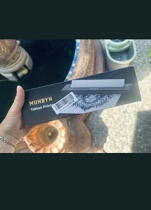 Принтер munbyn itp05 портативний термопринтер для тату-трафаретів