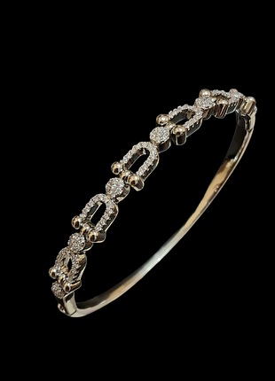 Гіпоалергенний позолочений браслет з медичної сталі (stainless steel)