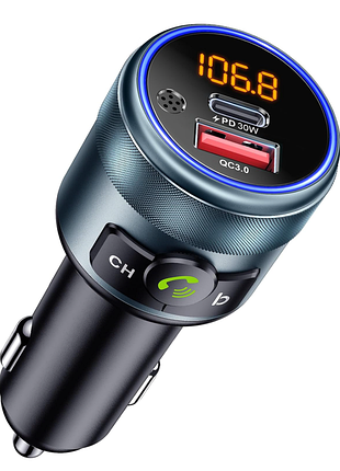 Автомобільний fm-трансмітер gizmovine bluetooth 5.3
