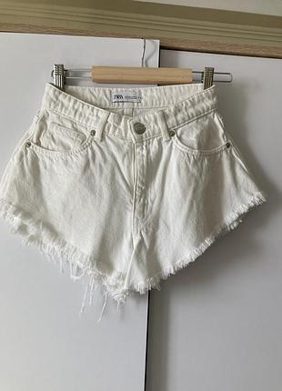 Шорти жіночі широкі короткі джинсові zara