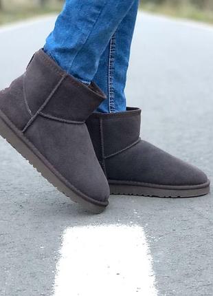 Уггі жіночі ugg mini gray розпродаж