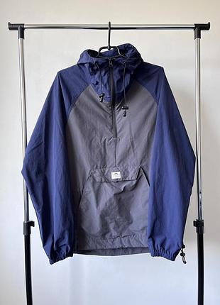 Куртка, вітрівка анорак у розмірі s, m, синьо-сврого кольору penfield navy anorak packable jacket
