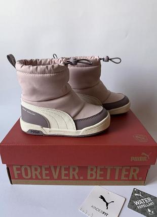 Чоботи для дівчинки puma multiflex 2 boots ac inf kids рожеві б/у