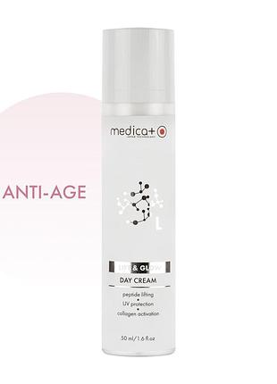 Денний крем для обличчя medica+ lift & glow day cream spf 30 (50 мл)