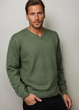 Мужской пуловер james pringle collection xl зеленый вязаный