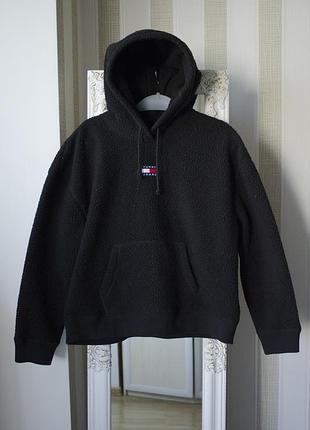 Жіноче худі оверсайз tommy hilfiger teddy fleece hoodie оригінал new!