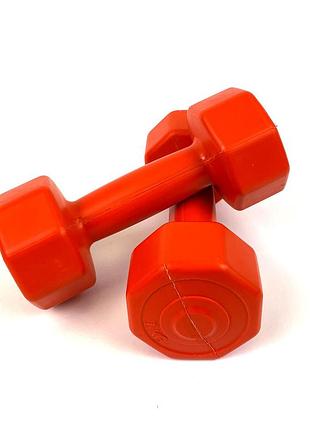 Гантели фитнес 7fit 2 шт по 1 кг (композитные)