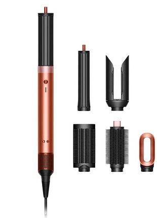 Мультистайлер dyson airwrap coanda 2x multi-styler & dryer straight to wavy amber silk