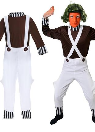 Карнавальный костюм умпа-лумпа (oompa loompa) «чарли и шоколадная фабрика», размер xl