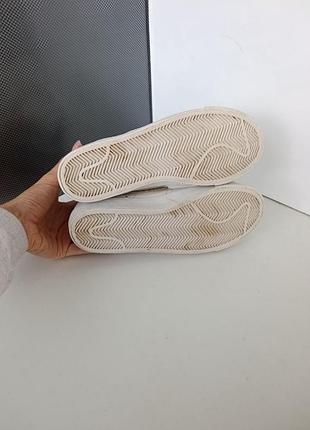 Кожаные кроссовки nike 5