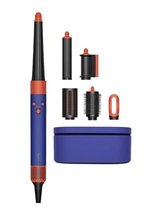 Мультистайлер, стайлер dyson airwrap i.d. hs08 в кейсе, straight&wavy vinca blue/topaz