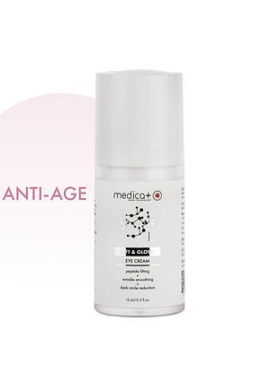 Ліфтинг-крем для шкіри навколо очей medica+ lift & glow eye cream (15 мл)