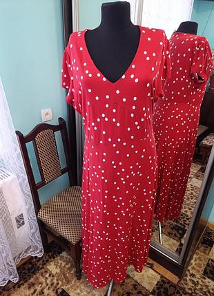 Платье красиво женское в горох 🥰🥰🥰