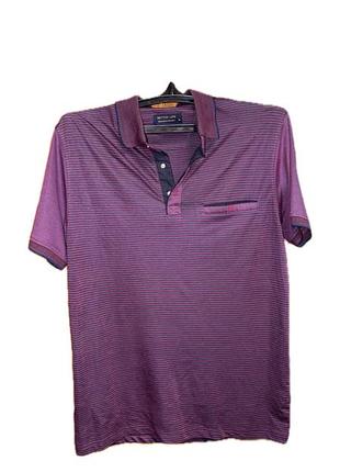 Чоловіча футболка поло фіолетова