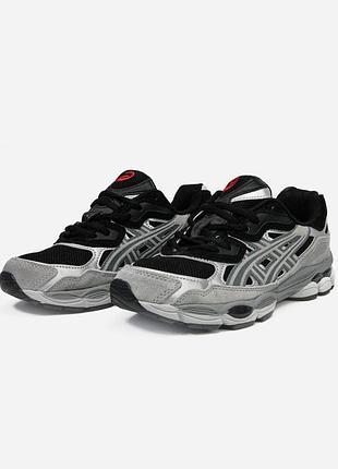 Asics gel nyc silver black grey 5