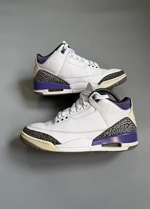 Air jordan retro 3 «dark iris» og 44(28cm) 3