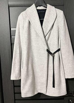 Пальто жіноче zara кімоно сіре