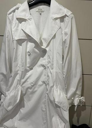 Плащ білий дівчачий aletta couture